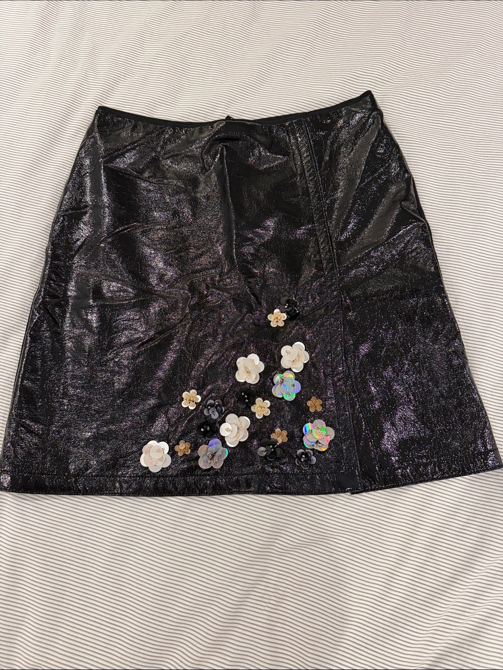 MARC CAIN Floral Embellished Skirt